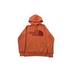 The North Face Women’s Orange Half Dome Pullover Logo Hoodie Size XS